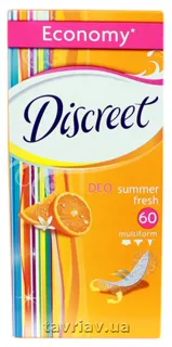 Discreet Deo Summer Fresh Multiform Daily Pantyliners 60 pcs — photo 5