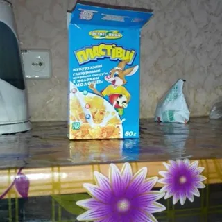 Zolote Zerno glazed milk corn flakes 80g carton — photo 4