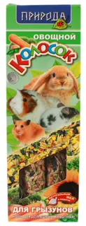 Pryroda Dry Rodent Food Vegetable Spike 140g — photo 3