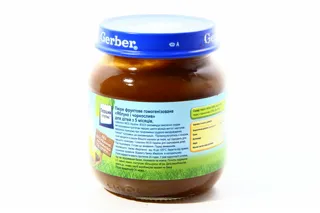 Gerber Apple and Prune Puree Glass Jar 130g — photo 3