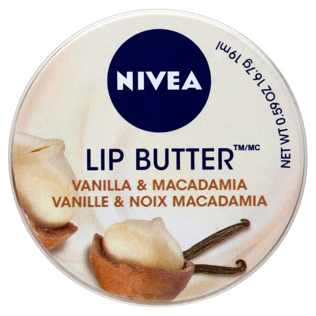 Nivea Бальзам для губ Ваніль та макадамія