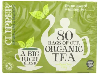 Clipper Organic Everyday 80 Tea Bags (6 Packets, Total 480 Bags) — photo 4