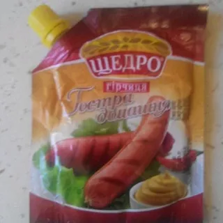 Shchedro Hot Homemade Mustard pouch 120g — photo 5