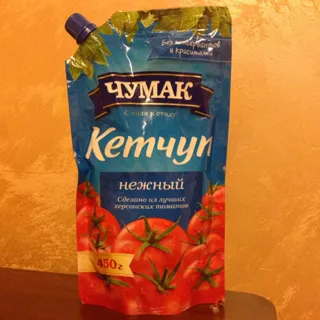 Chumak Tender Ketchup Doypack 450g — photo 2