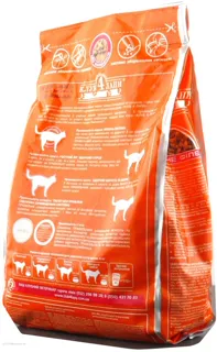 Club 4 Paws dry complete food for adult cats with meat 400g — photo 5