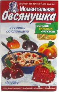 Ovsyanushka Porridge with Cream Assorted 45g*10pcs 450g — photo 2
