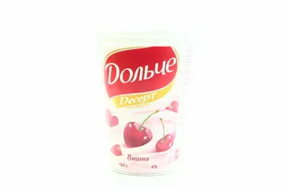 Dolce Cherry Curd Dessert 4% Plastic Cup 400g — photo 6