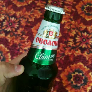 Obolon Light Beer 4.5% Glass Bottle 0.5L — photo 7