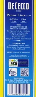 De Cecco Pasta, Penne Lisce, 16 oz (5 pack) — photo 9