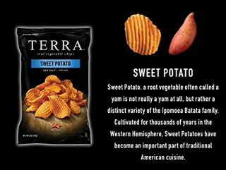 TERRA Sweet Potato Chips, Sea Salt, 6 oz (12 pack) — photo 2