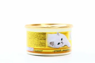 Корм Hurmэ Gourmet Gold для дорослих котів з качкою та індичкою, банка 85г — фото 7