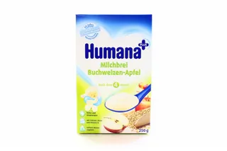 Каша дитяча Humana молочна гречана з яблуком суха з 6 місяців 250г — фото 8