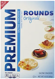 Premium Round Original Salted Crackers, 10 oz (pack of 6) — photo 5