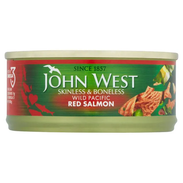 John West boneless, skinless sockeye salmon