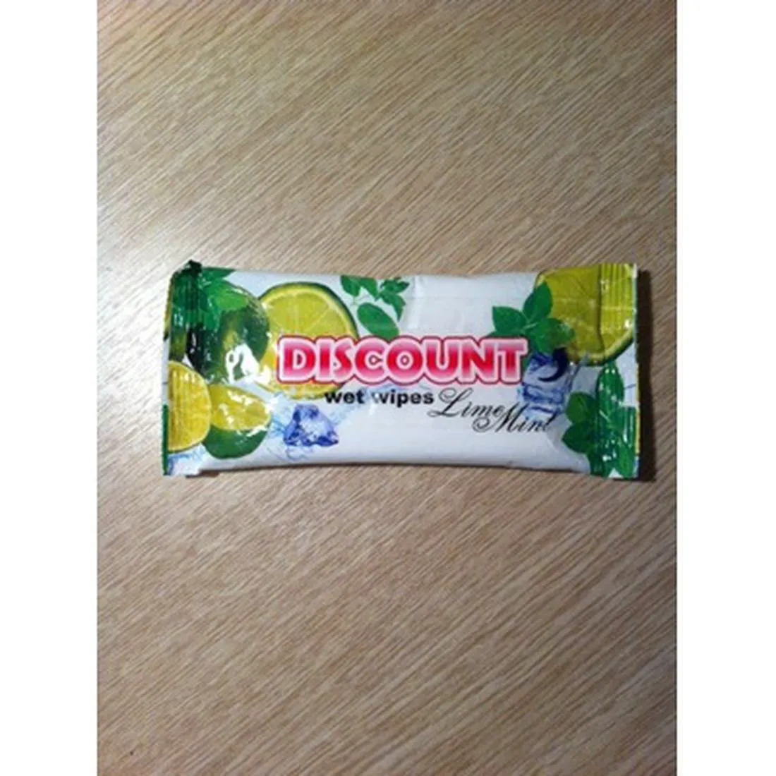 DISCOUNT Moist Wipes Lime & Mint 15pcs 47g