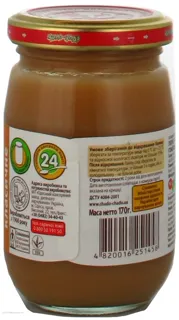 Chudo-Chado pear and apple puree from 3 months 170ml glass jar — photo 3