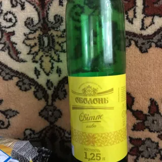 Obolon Light Beer plastic bottle 4.5% 1.25L — photo 3