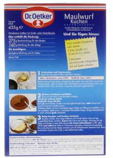 Dr. Oetker Mole Cake (435 g) — photo 2
