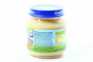 Gerber Puree Cauliflower and Potato Glass Jar 130g — photo 7