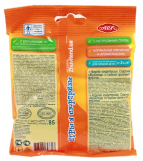 Zhuvilend Tropical Fruits Candies 85g — photo 2