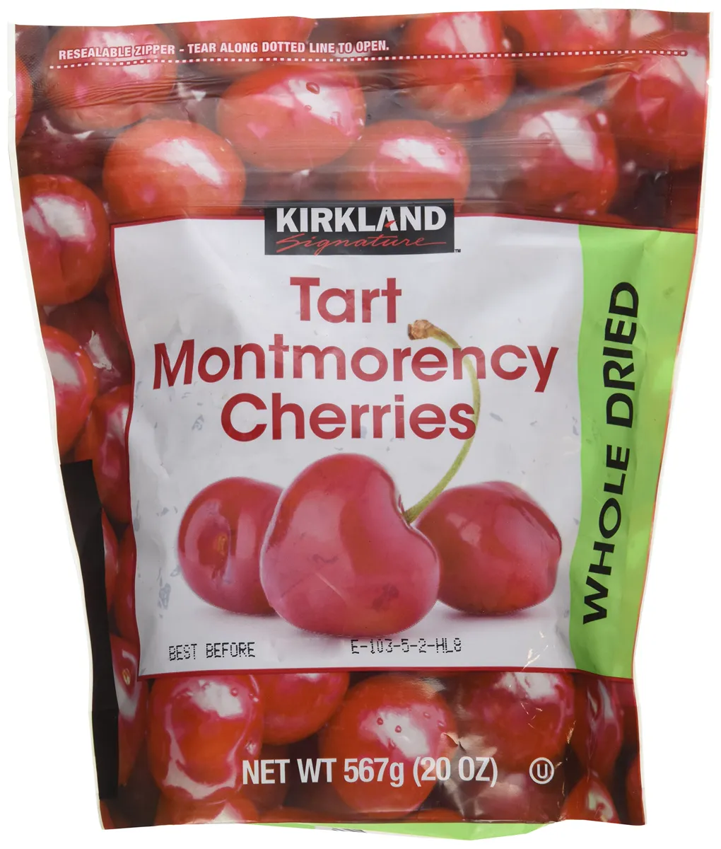 Kirkland Signature Сушена терпка вишня Монморансі, 2 пакети по 20 унцій