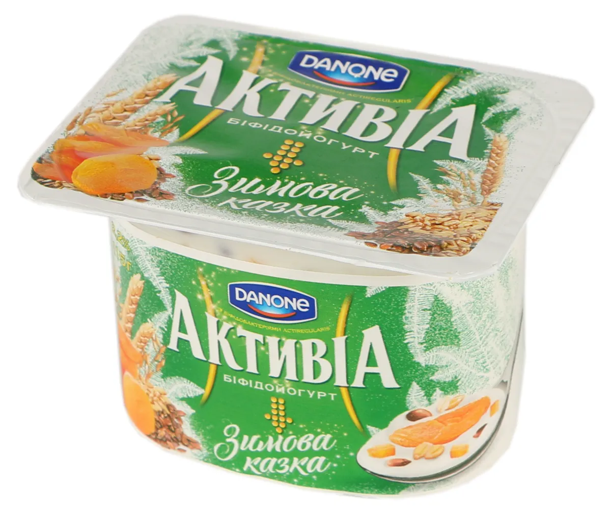 Біфідойогурт Активіа Зимова Казка 1.5% 115г Пластиковий Стакан