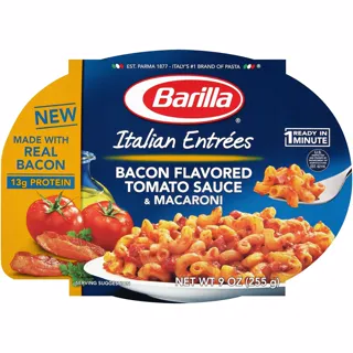 Barilla Italian Bacon Flavor Tomato Sauce and Elbow Pasta, 9 oz - 6 pack — photo 2