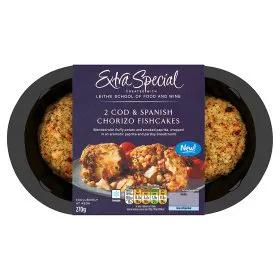 ASDA Extra Special 2-Code and Spanish Chorizo Fishcakes