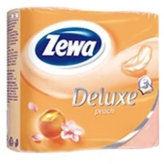 Zewa Deluxe Peach Toilet Paper 3 Ply 4pcs — photo 7
