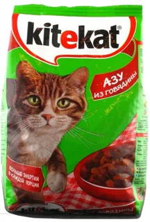 Kitekat Dry Cat Food Beef 400g — photo 4