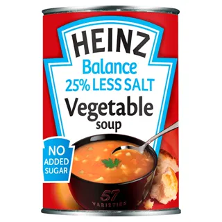Heinz Баланс Овочевий суп, на 25% менше солі — фото 2