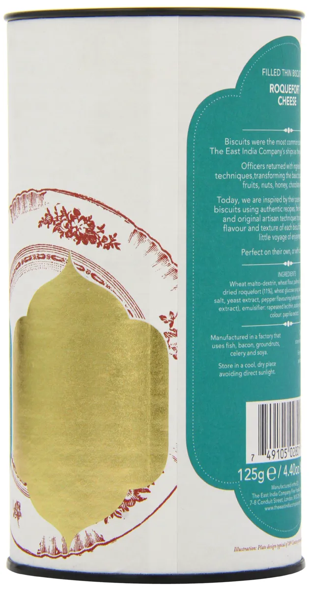 The East India Company Ltd Сир Рокфор Заповнені печиво 125 г