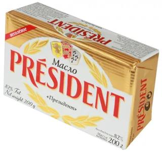 President Sour Cream Butter 82% 200g — photo 3