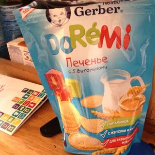 Gerber Doremi Baby Biscuits with 5 Vitamins 180g — photo 2