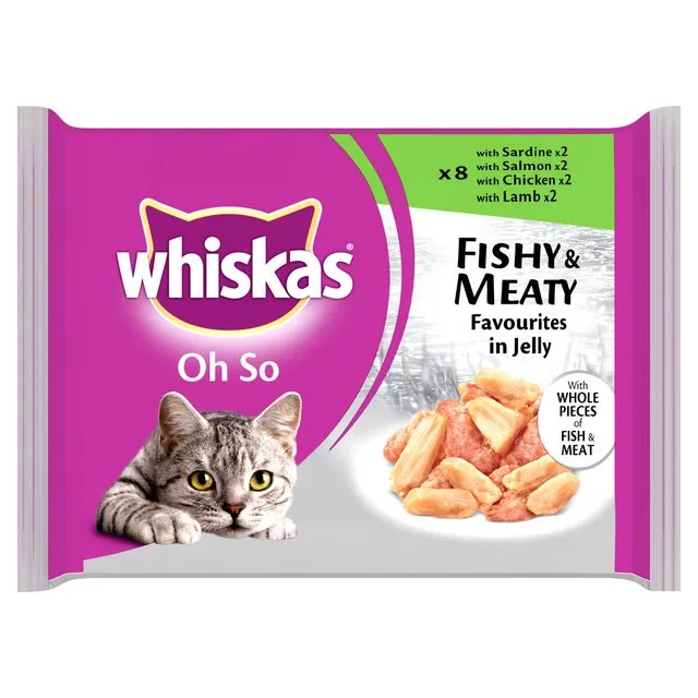 Whiskas Про Так м'ясо та риба в желе