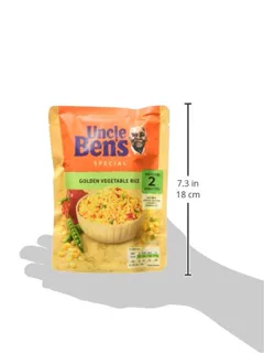 Uncle Bens Special Golden Vegetable Microwave Rice — photo 3