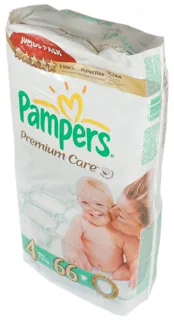 Pampers Premium Care Baby Diapers 4 Maxi (7-18kg) Jumbo Pack 66pcs — photo 2