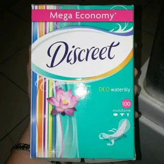Discreet Deo Daily Pads Water Lily Multiform Hygiene 100pcs — photo 5