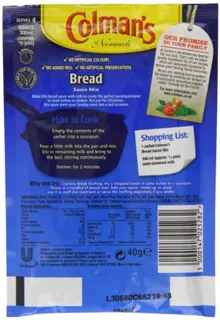Colmans Norwich Bread Sauce Mix 40g (Pack of 12) — photo 3