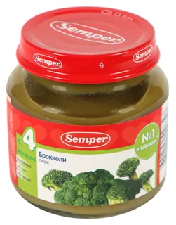 Semper Broccoli Puree 125g — photo 3