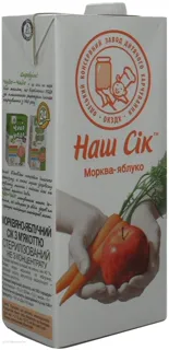 Nash Sok Apple Carrot Juice Tetra Pak 950ml — photo 2