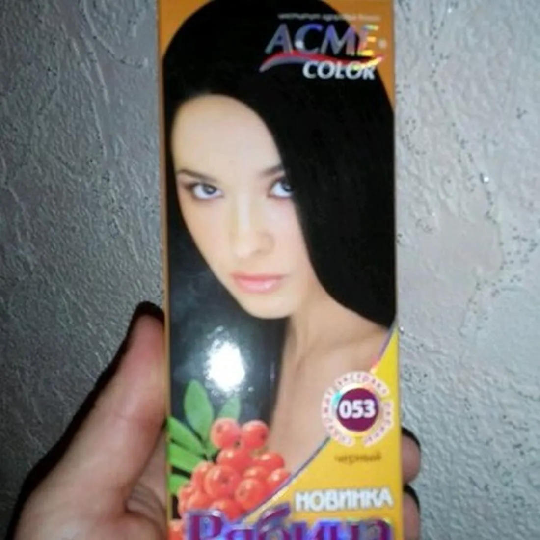 Acme Color Hair Dye Rowan 053 Black