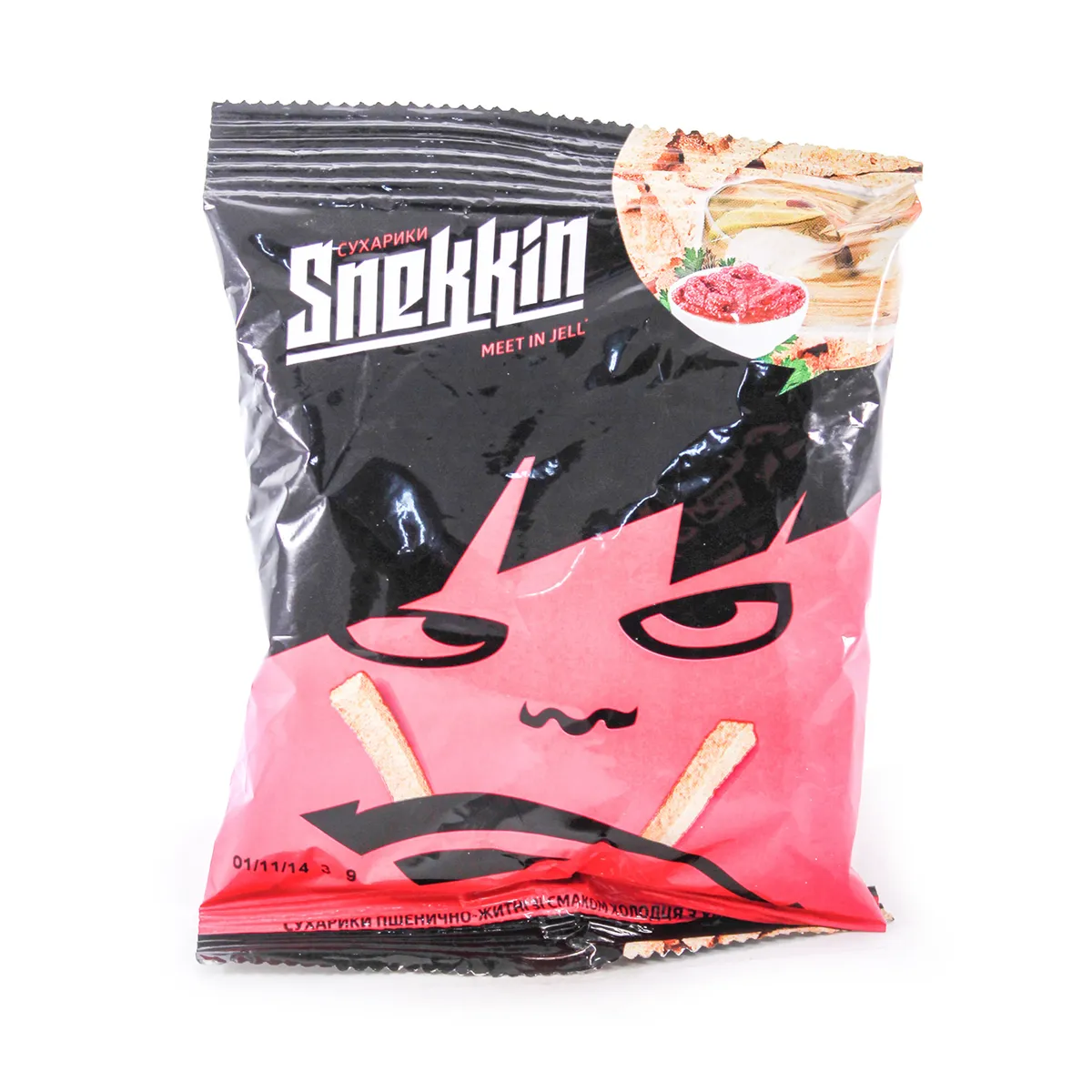 Snekkin Rye-Wheat Croutons with Aspic-Horseradish Flavor 35g