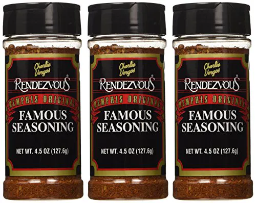 Чарлі Vergos Rendezvous Bbq Sauce Відомий мемфіський барбекю сухий руб (4,5 унції)