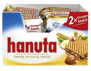 Ferrero Hanuta Wafers with Hazelnut Cream, 18x2pcs (36pcs) — photo 2