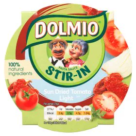 Dolmio Mixed with Sun-Dried Tomato Paste Sauce