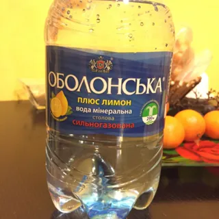 Obolon Obolonska Plus Lemon Strongly Carbonated Mineral Water 2L Plastic Bottle — photo 7