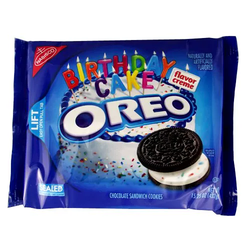 Oreo Birthday Cake Cream 15.25 OZ (432g)