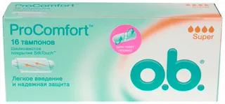 O.b. ProComfort Super Tampons 16ct — photo 3