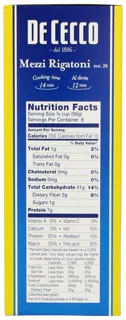 De Cecco Pasta, Mezzi Rigatoni, 16 oz (5 pack) — photo 9